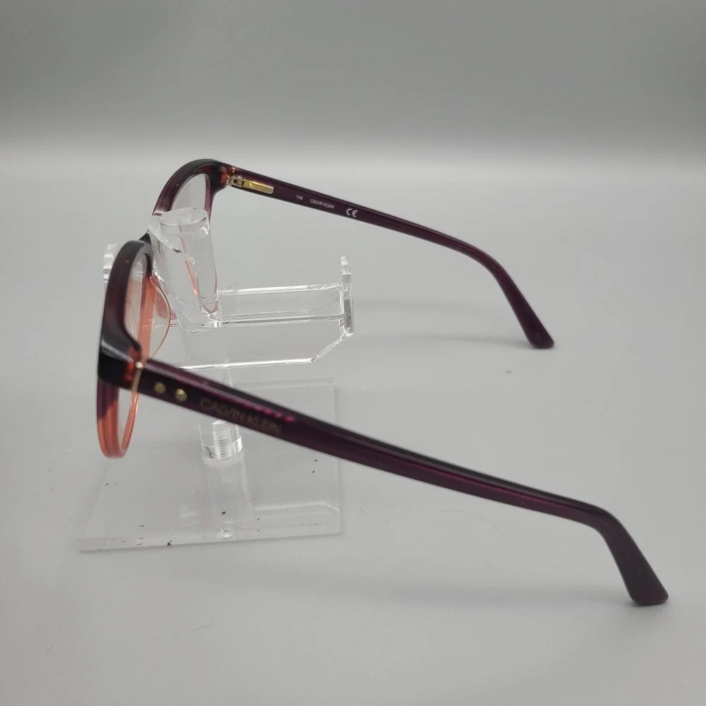 Calvin Klein CK18514 512 Burgundy Orange Ombre Cat Eye Eyeglass Frames 52-15-135